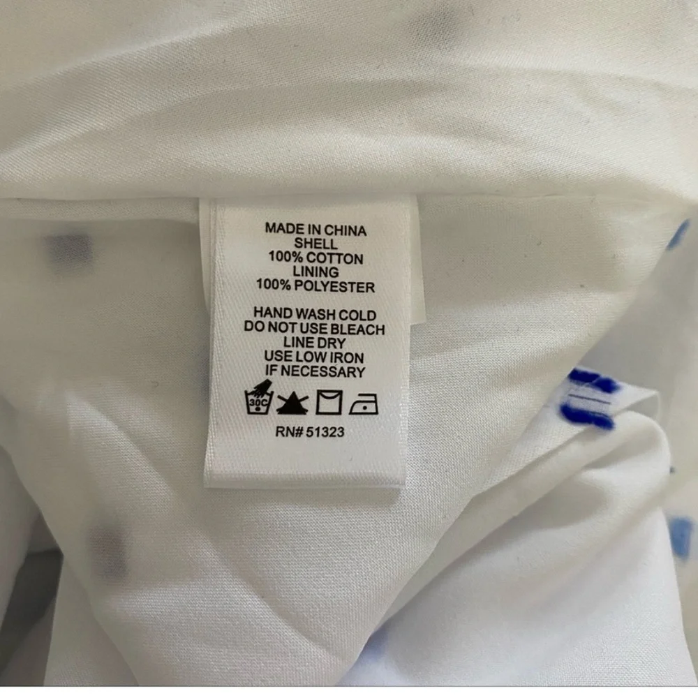 CeCe dobby pintuck fit & flare dress size 10 - Picture 3 of 7